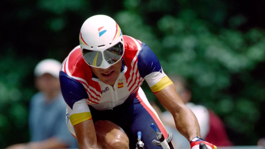 Indurain during the 1996 Atlanta Olympics.